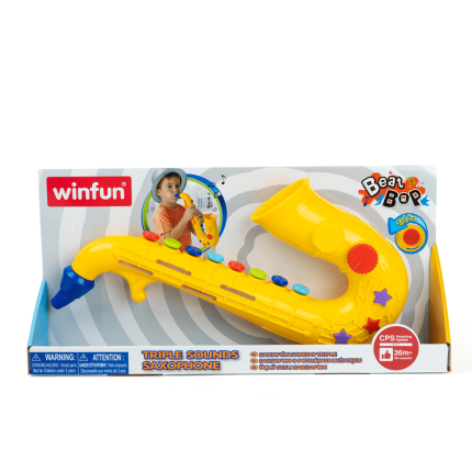 Saxofón con luces y sonidos