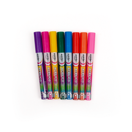 Marcador Acrilico 8 Piezas