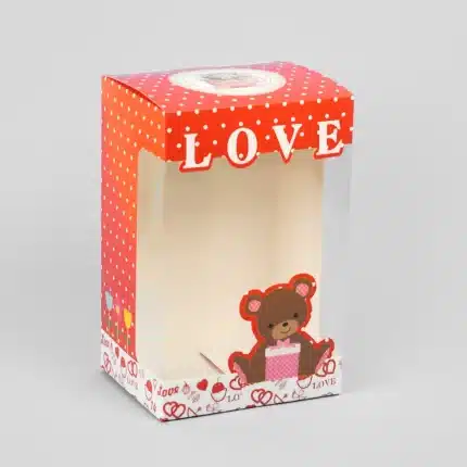 Caja love de cartón
