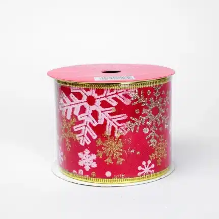 Rollo de cinta navideña