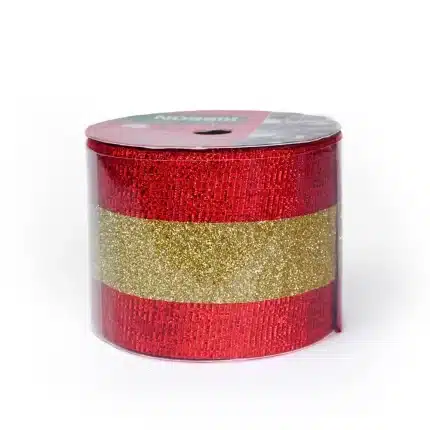 Rollo de cinta navideña