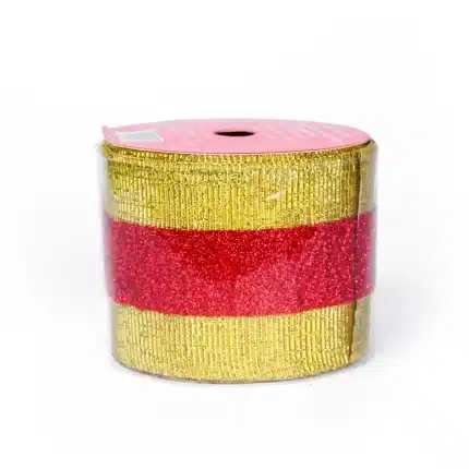 Rollo de cinta navideña