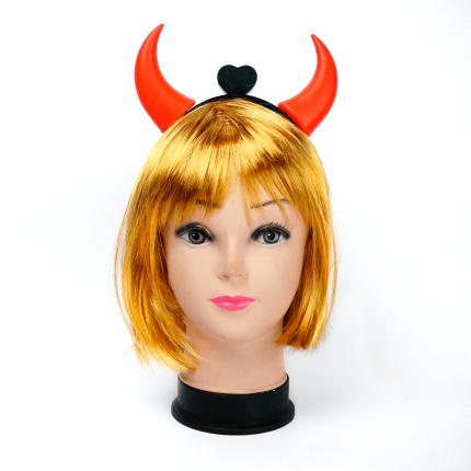 Cachos de diablo con luces