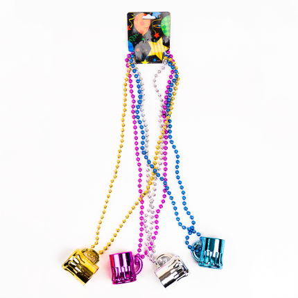 Collar Vaso Plastico Cromado