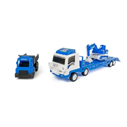 Trailer Con Volqueta Y Escabadora