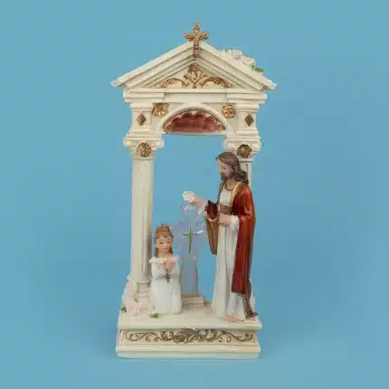 Jesus dando la eucaristía a niña