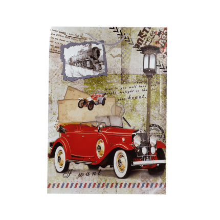 Funda de regalo con diseño de carros