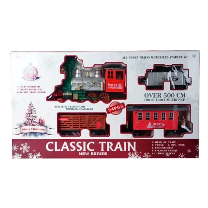 Tren clásico con sonido y humo