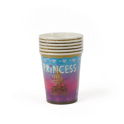 Vasos de Carton Princess 6 Unidades
