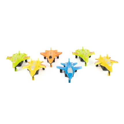 Set de aviones a friccion (6 piezas)
