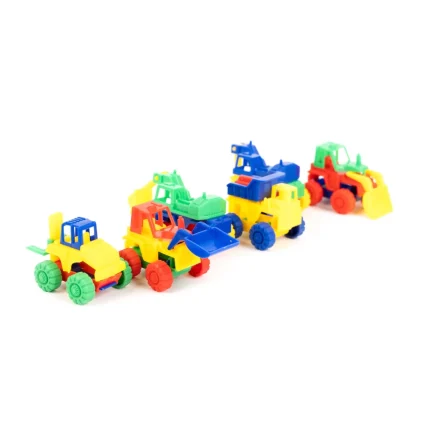 Set de Mini Carros de Construcción (6 Piezas)