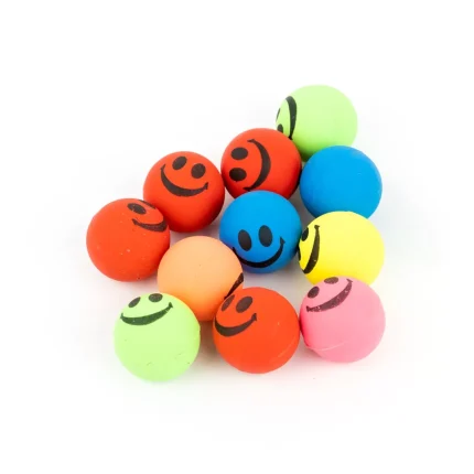 Set de pelotas saltarina de caritas (12 piezas)