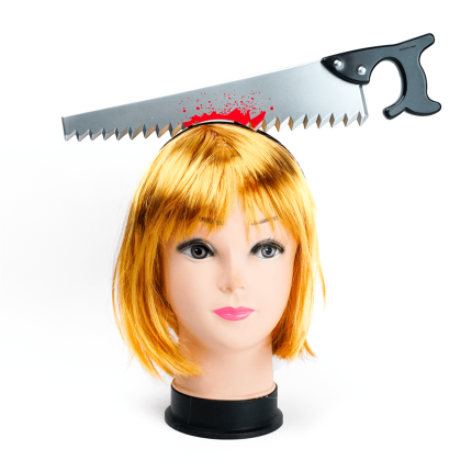 Diadema con serrucho