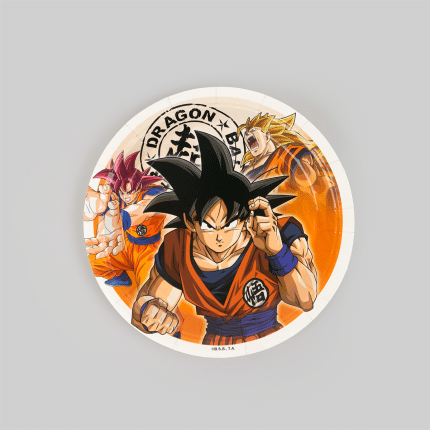 Platos de Carton Dragon Ball Super 6 pcs