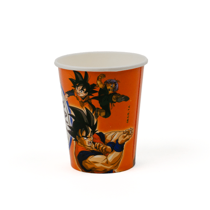 Vasos De Carton 6 Unidades Dragon ball Super