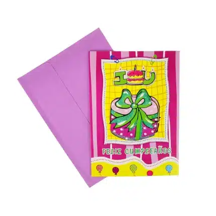 Tarjetas de cumpleaños con sobre