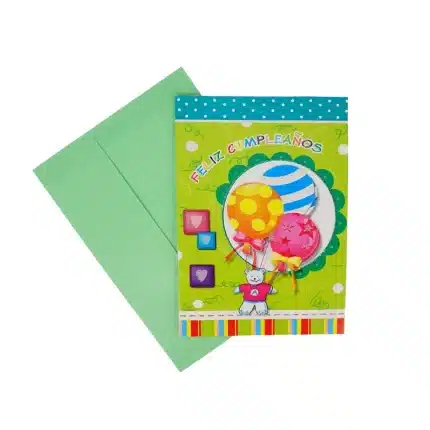 Tarjetas de cumpleaños con sobre