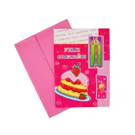 Tarjetas de cumpleaños con sobre