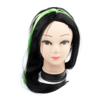 Peluca Sintética Morticia