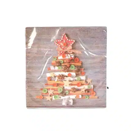 Servilleta navideña