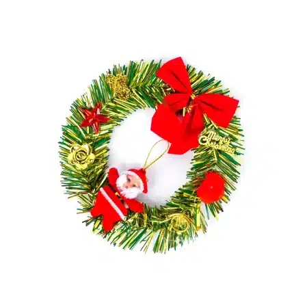 Corona navideña pequeña