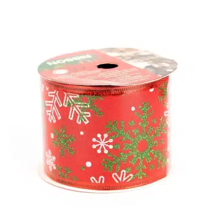 Rollo de cinta navideña
