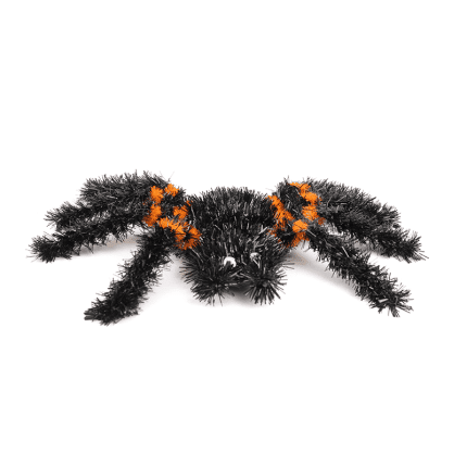 Arañas Medianas De Plastico Con Guirnaldas