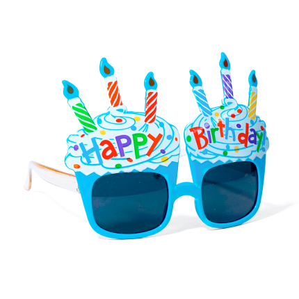 Gafas de happy birthday