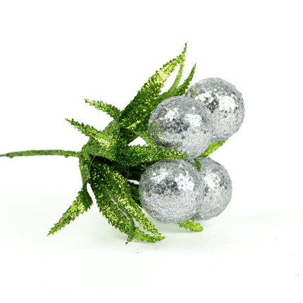 Pincho navideño escarchado