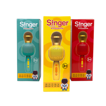 Microfono con Luces, Musica y filtros de voz