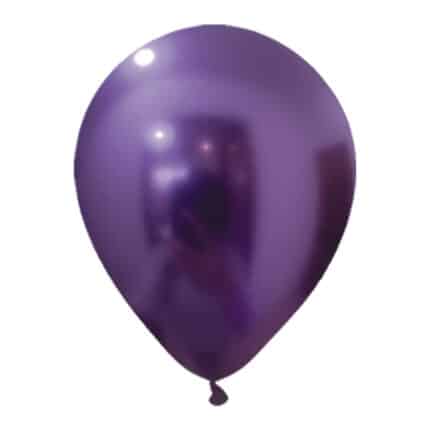 Globos Púrpura Cromado R5 – Paquete de 25 Unidades