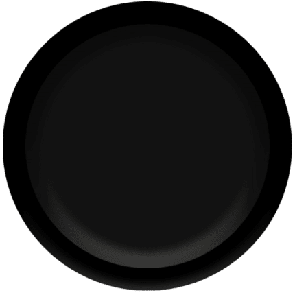 Platos Negros de 9 Pulgadas (8 piezas)