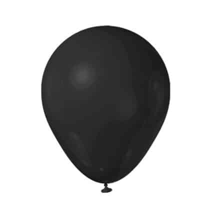 Globos Negros R12 – Paquete de 50 Unidades