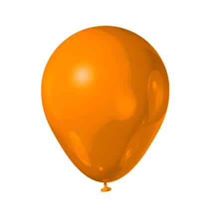 Globos Naranja R12 – Paquete de 50 Unidades