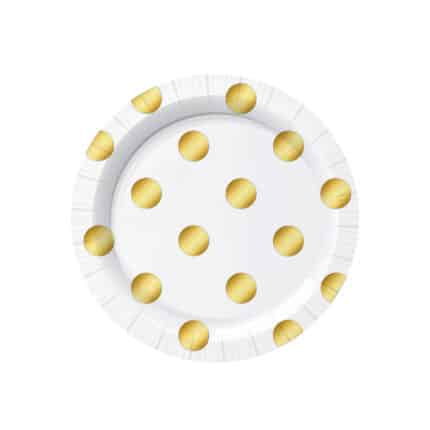 Set Platos de Puntos 7 Pulgadas 8 pcs