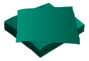Servilletas verdes 25x25 cm (16 piezas)