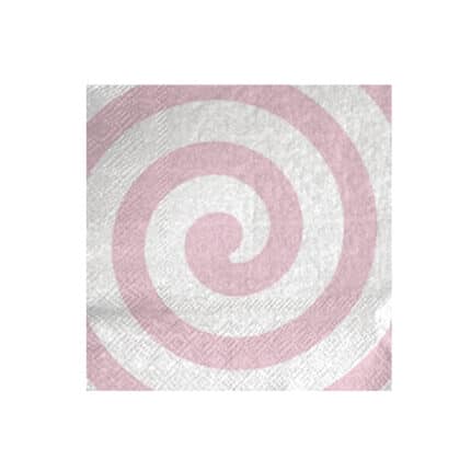 Servilletas Espiral Rosa 33x33 cm (16 piezas)