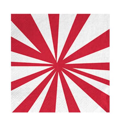 Servilletas Espiral Rojas 33x33 cm (16 piezas)
