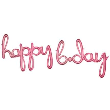 Letras inflables Feliz cumpleaños