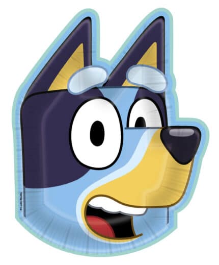 Platos de cartón 9 pulgadas Bluey