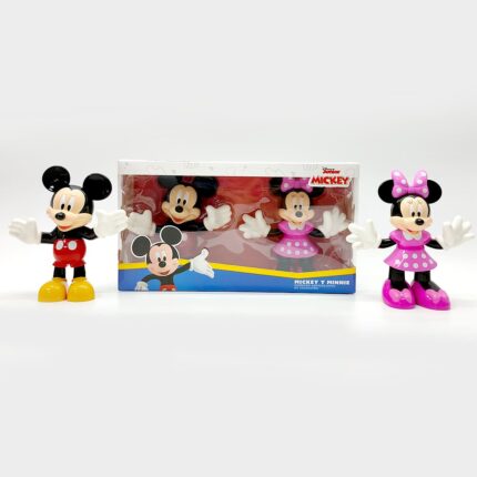 Set Muñecos coleccionables Minnie y  Mickey