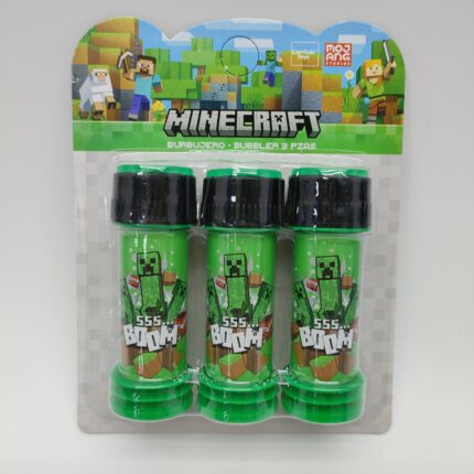 Burbujero Minecraft (3piezas)