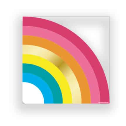 Servilletas Arcoíris 25x25 cm (12 piezas)