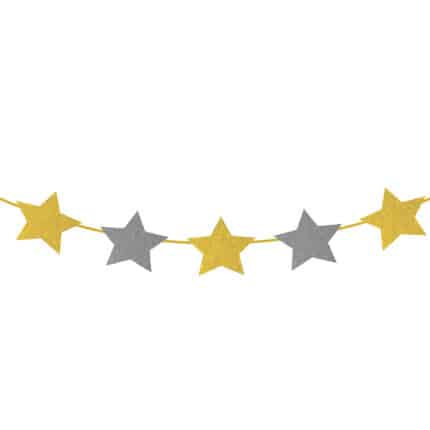 Girnalda Estrella con Brillos