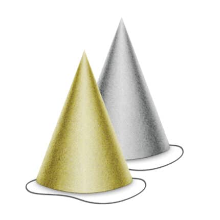 Mini Sombreros con Brillos