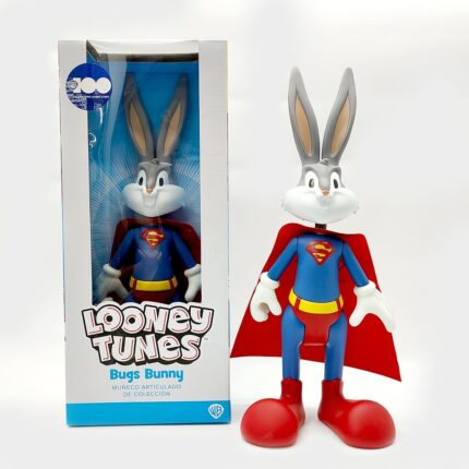 Muñenco coleccionable 16"  Bugs Bunny en traje de Superman