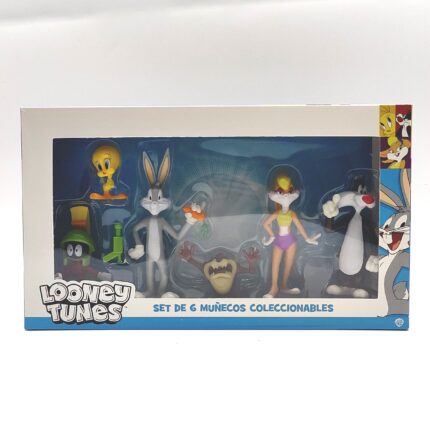 Set de muñecos coleccionables Looney Tunes 6 pzs