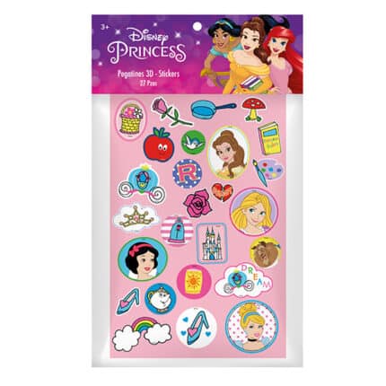 Stickers 3D princesas