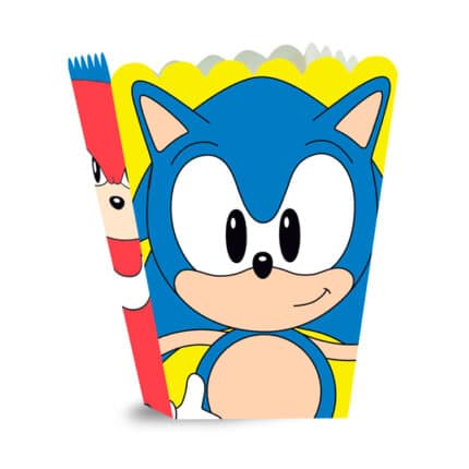 Caja Pop corn Sonic