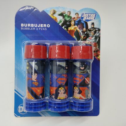 Burbujero Liga de la Justicia (3 piezas)
